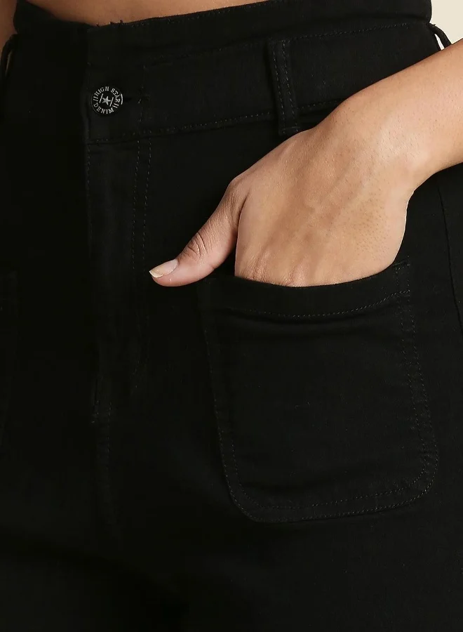 HIGH STAR Women Black High-Rise Stretchable Jeans