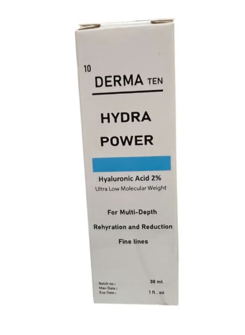 ديرما تن مجموعة إصلاح الترطيب، حمض الهيالورونيك هايدرا باور، 2%+، قوة تهدئة ديرما باورز، سنتيلا آسياتيكا 5% - Image 2