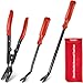 Keze 3 Pcs Auto Clip Pliers Set and Fastener RemoverCar Trim Rivet Removal Pry Tool Repair Kit with Storage Bag for Automotive Door PanelUpholsteryDashboardPlastic Fasteners - Image 2