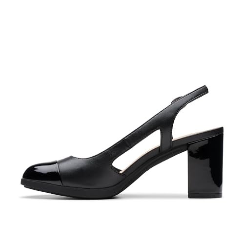 Clarks Collection Women's Bayla Joy Pump, Black Leather, 7 M US - Image 3