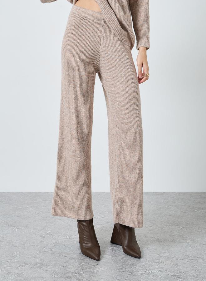 Styli V Neck Oversized Knit Sweater and Pants Co-Ords - Image 4