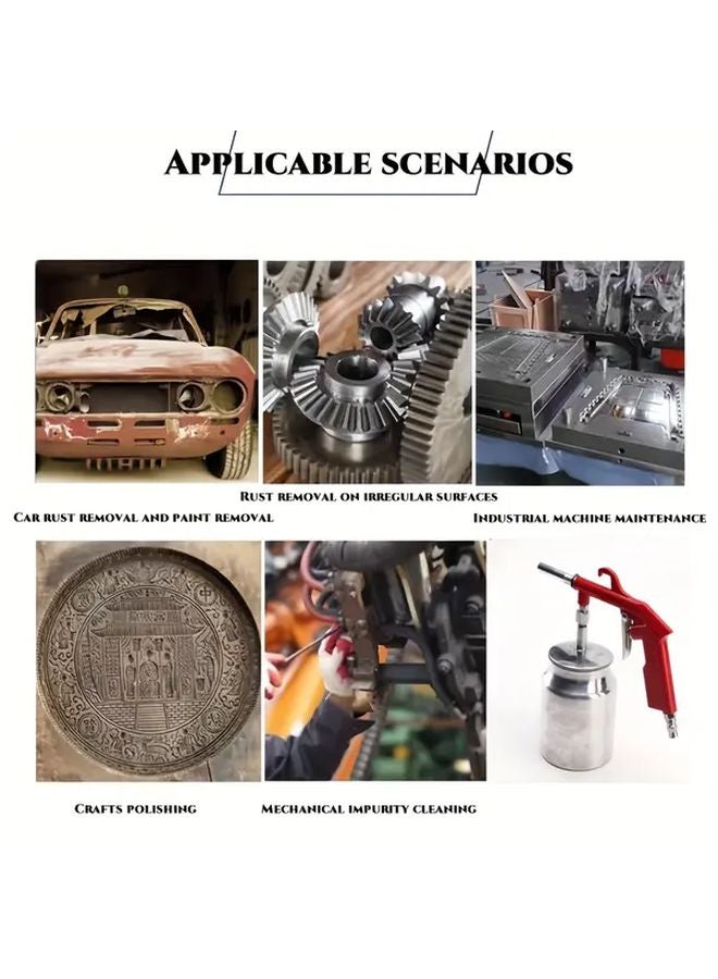 مسدس الرمل سكارليت بلاستر بسعة كبيرة مع قبضة مريحة للسيارة وأعمال المعادن - Image 5