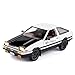 BDTCTK سيارة نموذج BDTCTK 124 AE86 من إنشطار D سيارة لعبة كبيرة سيارة لعبة سحب خلفي مصنوعة من سبائك الزنك مع صوت وضوء هدية للأطفال الأولاد والبنات باللون الأسود - Image 4