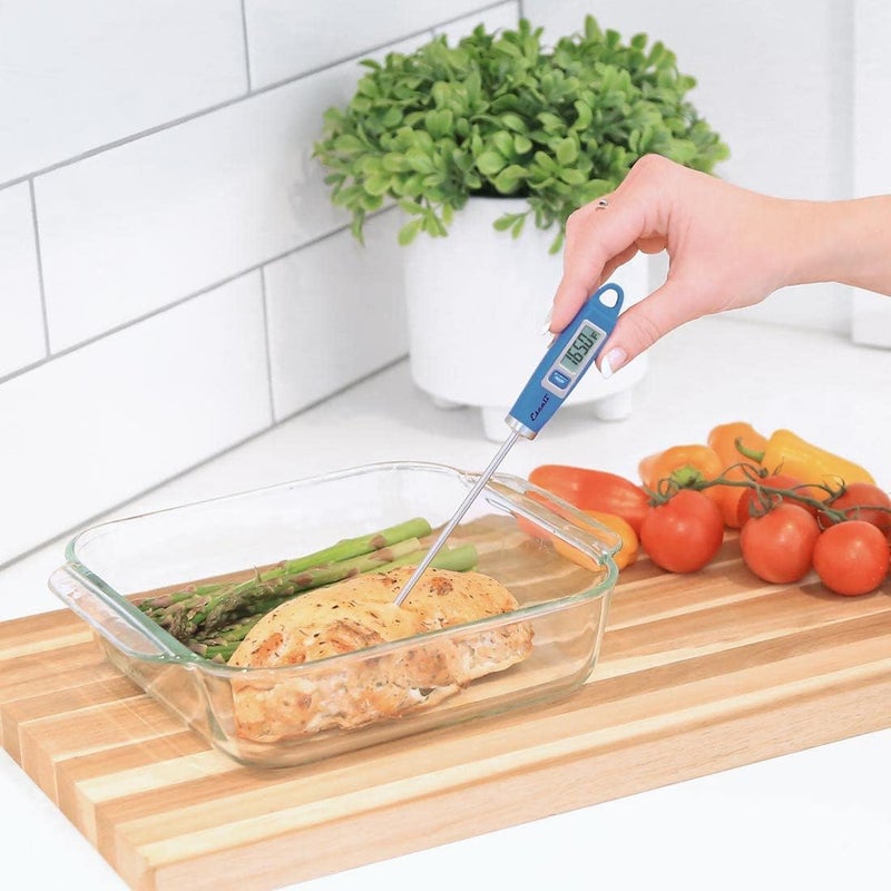 Escali DH1 Gourmet Digital Meat Thermometer with Extra Long Probe, NSF Certified, Blue - Image 5