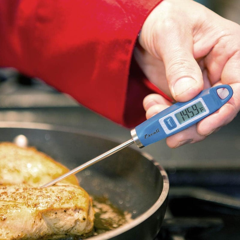 Escali DH1 Gourmet Digital Meat Thermometer with Extra Long Probe, NSF Certified, Blue - Image 4