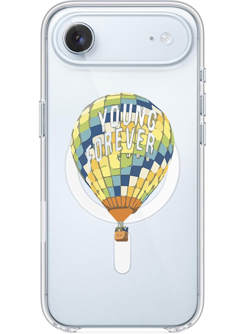 Theodor Magnetic Case for Apple iPhone 17 Air Compatible with MagSafe Wireless Charging, Shockproof Phone Bumper Cover - Young forever-01 - Image 1