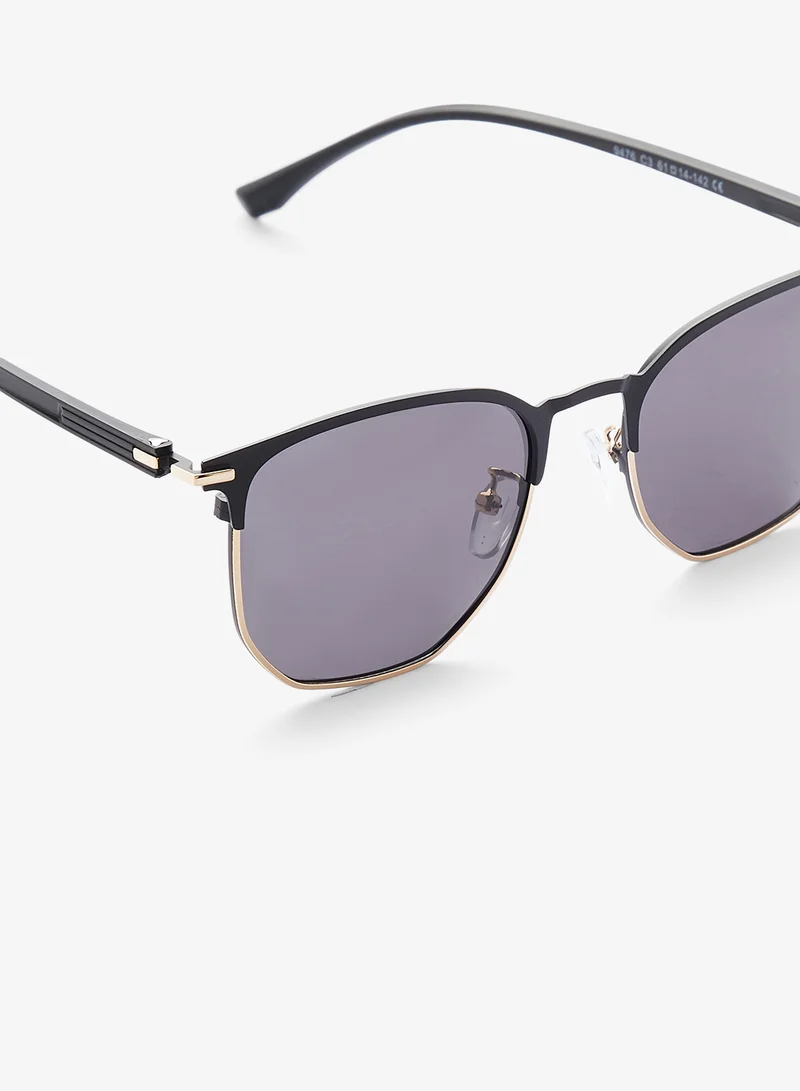 Robert Wood Polarized Lens Clubmaster Sunglasses