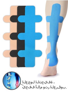 Beyond Kinesiology Tape for Achilles Tendon, Sweatproof Kinesio Tape for Relief Knee, Achilles Tendon Tape Precut  - Image 1