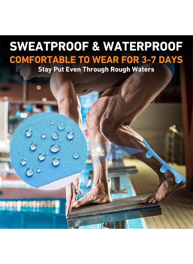 Beyond Kinesiology Tape for Achilles Tendon, Sweatproof Kinesio Tape for Relief Knee, Achilles Tendon Tape Precut - Image 4