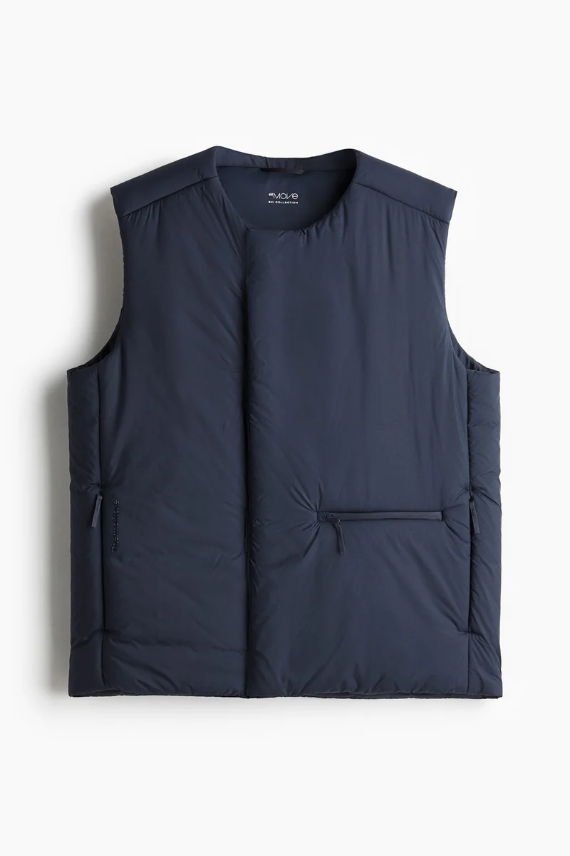 H&M Regular Fit Padded ski gilet in ThermoMove™