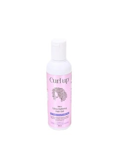 Curl Up Ultra Defining Hair Gel - Strong Hold Flaxseed Hair Gel - For Dry Frizzy, Wavy & Curly Hair - Sulphate Paraben & Silicone Free (100Ml)  - Image 1