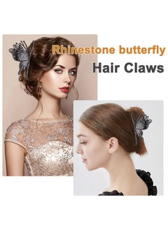 Large Cute Butterfly Claw Clips For Women Girls Curly/Thick/Fine Hair Big Rhinestone Hair Clips Strong Hold Hair Jumbo Jaw Clip Hair Styling Accessories - pzsku/ZDA13385D1421CADED121Z/45/_/1696665069/7edde79f-a8d2-41bc-bac7-7c9f3f4edba5