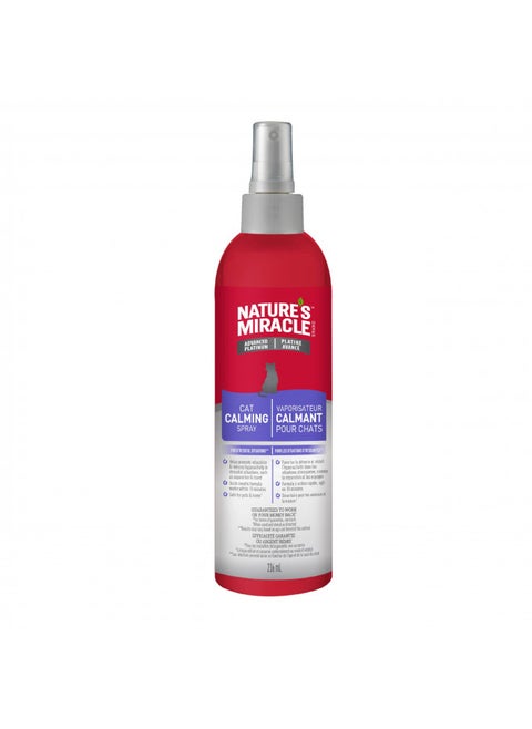 Nature's Miracle Cat Calming Spray, 8 Ounces, Stress-Reducing Formula for Cats