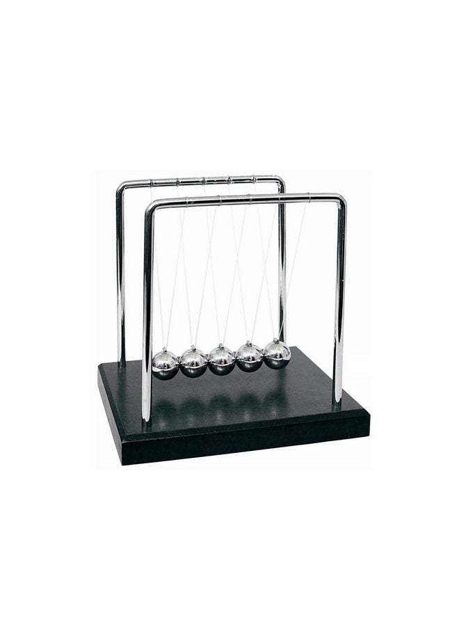 PowerTRC PowerTRC Newtons Cradle Balance Balls 7 1/4" | Science Physics Gadget | Desk Toys & Accessories  - Image 2