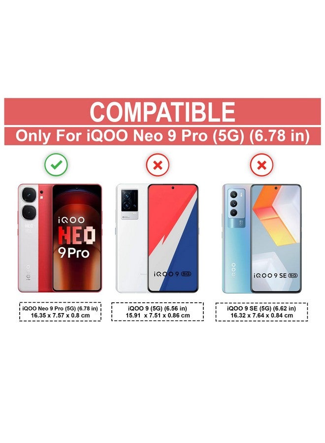 CEDO Rugged iQOO Neo 9 Pro (5G) Defender Case | Rotating Ring Holder & Kickstand in-Built | Military Grade Armor | Bumper Back Cover (Black) - Image 2