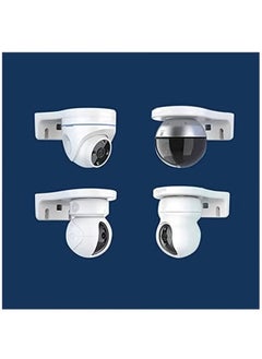 CGSYJ 2PCS WiFi Wall Mount Brackets for EZVIZ C6 C4 Series IP Cameras Easy Installation Plastic PT Camera Bracket for Indoor Security Systems Support CCTV IP Camera Cable Management  - Image 5