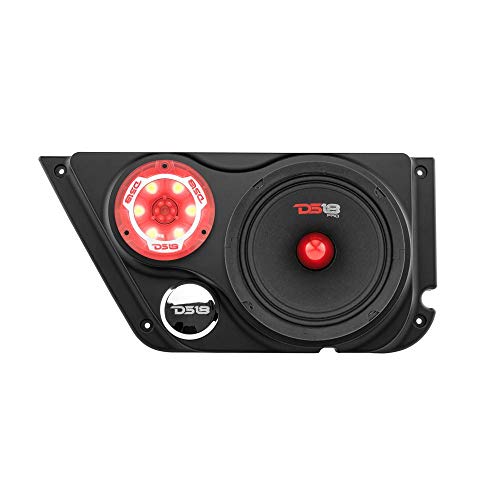 DS18 JK-FD-LR Exclusive DS18 Front Door - Fits 1 x 6 Speaker Midrange + 1 Tweeter- for (Pair) - Image 3