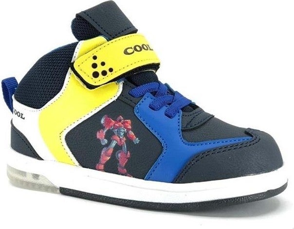 Cool Tera Unisex Kids Light Up Casual Sneaker Long Sports Boots  - Image 1