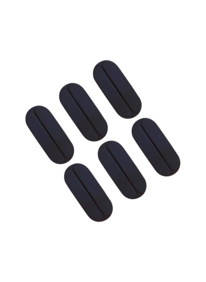 klarako 6pcs Silicone Shoulder Pads Bra Strap Cushions Holder Non Slip Shoulder Protectors for Woman Black - Image 5