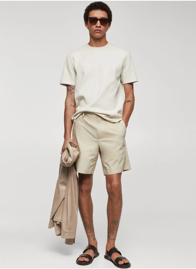 Mango Man Essential Chino Shorts