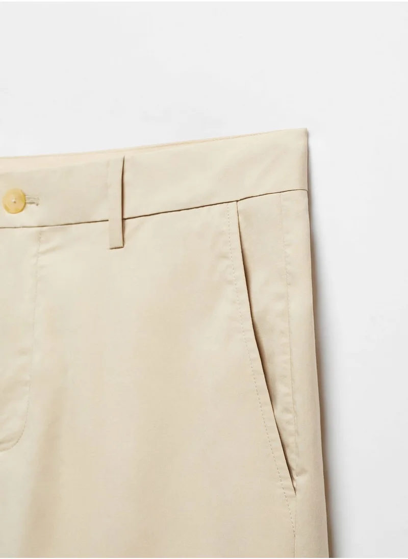 Mango Man Essential Chino Shorts