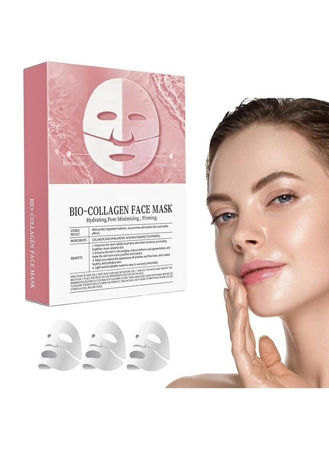 Calyrex Bio Collagen Face Mask, Bio Collagen Real Deep Mask Overnight Face Mask Collagen Face Mask, Face Masks Skincare Improve Moistur, Elasticity and Wrinkle (1 PCS) - Image 1