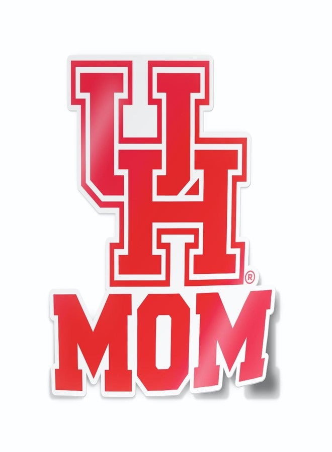 Nudge Printing University of Houston Stickers UH Cougars Mom Heavy-Duty Waterproof Car Decal for Windows, Laptops, or Water Bottles - Image 1