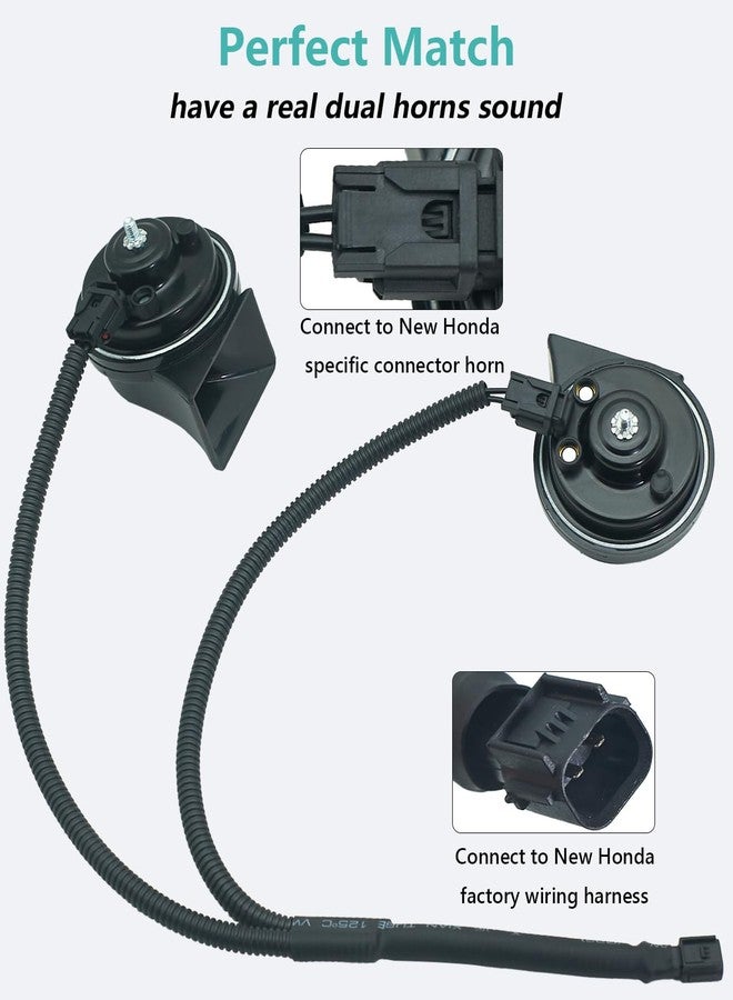 NEOGET Car Horn with 1 to 2 Connector Converter, Compatible with Toyota Corolla, Horn Splitter Adapter Fit for Single to Dual Tones Upgrade Kit (Toyota with Splitter) - Image 4