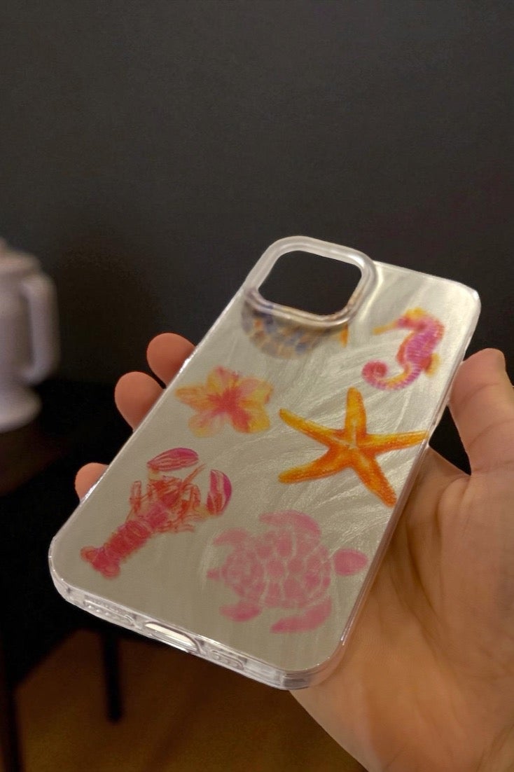 Elegance Iphone Case Cover For Iphone 12 Pro Max Anti-Slip With Amazing Starfish Design - Image 2