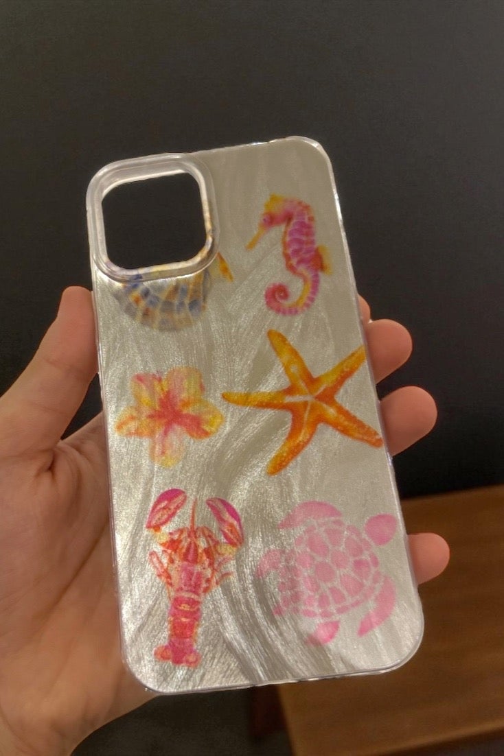 Elegance Iphone Case Cover For Iphone 12 Pro Max Anti-Slip With Amazing Starfish Design - Image 4