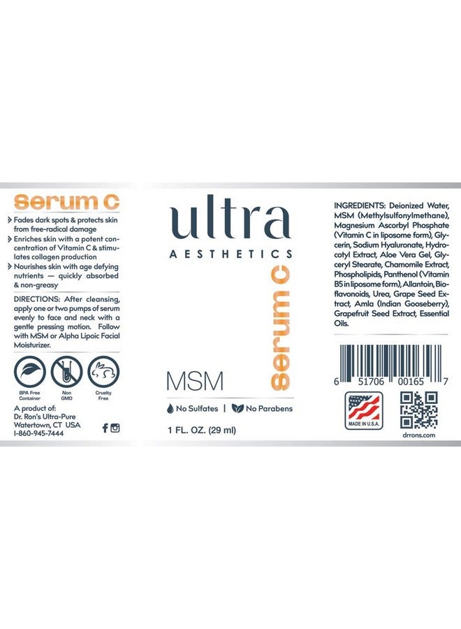 Ultra Aesthetics Msm Serum C 1Oz By Ultra Aesthetics - Image 2