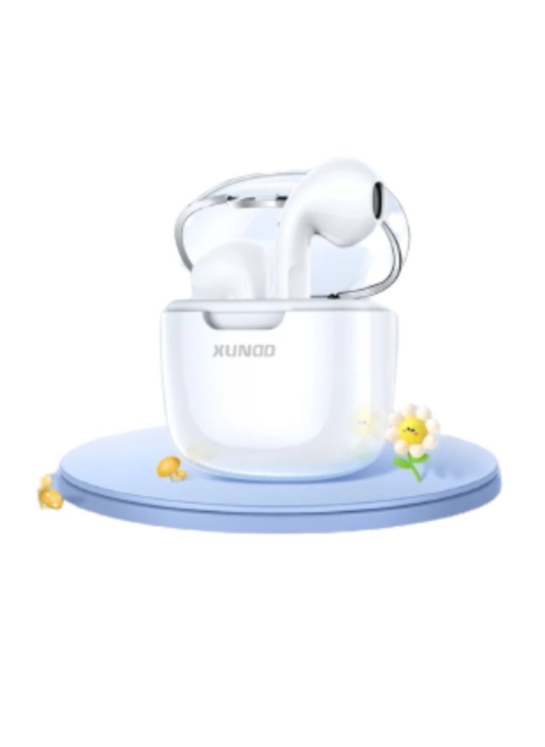 XUNDD - X17 Wireless Bluetooth 5.3 In Ear Headphones White - Image 1