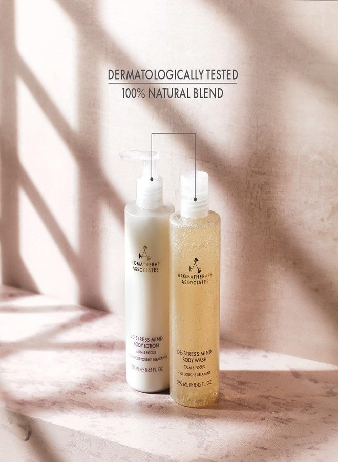 Aromatherapy Associates De-Stress Mind Body Wash, Calming & Hydrating Cleanser with Squalane, AHAs & Jojoba Beads, Moisturizing Body Wash for Dry Skin with Camomile, Petitgrain & Frankincense, 250ml - Image 5