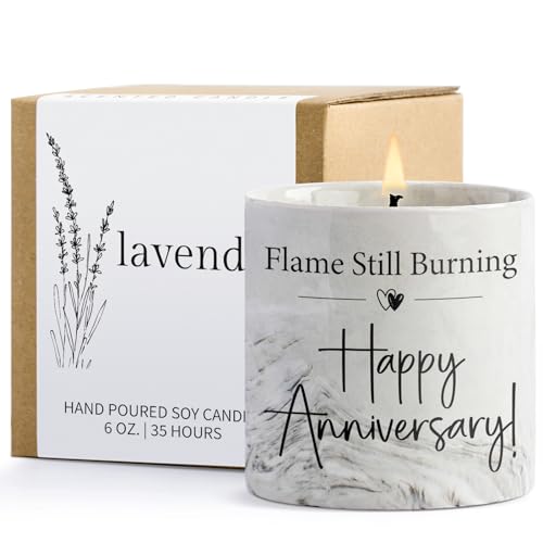 FreeJac Anniversary Candle - Aniversario Gifts for Men, Women & Couples - Romantic Gifts for Him, Her - 6oz - Image 1