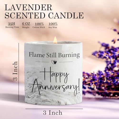 FreeJac Anniversary Candle - Aniversario Gifts for Men, Women & Couples - Romantic Gifts for Him, Her - 6oz - Image 2