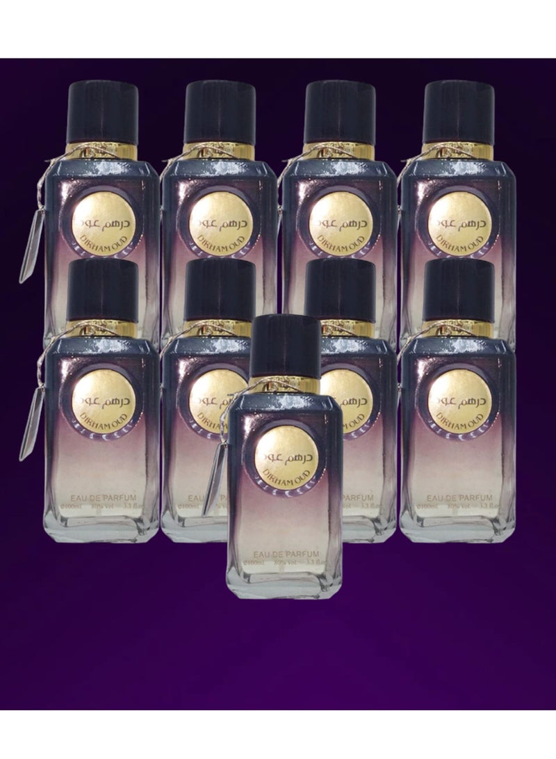 Dirham 9 Pieces Dirham Oud Perfume 100 Ml EDP - Image 1