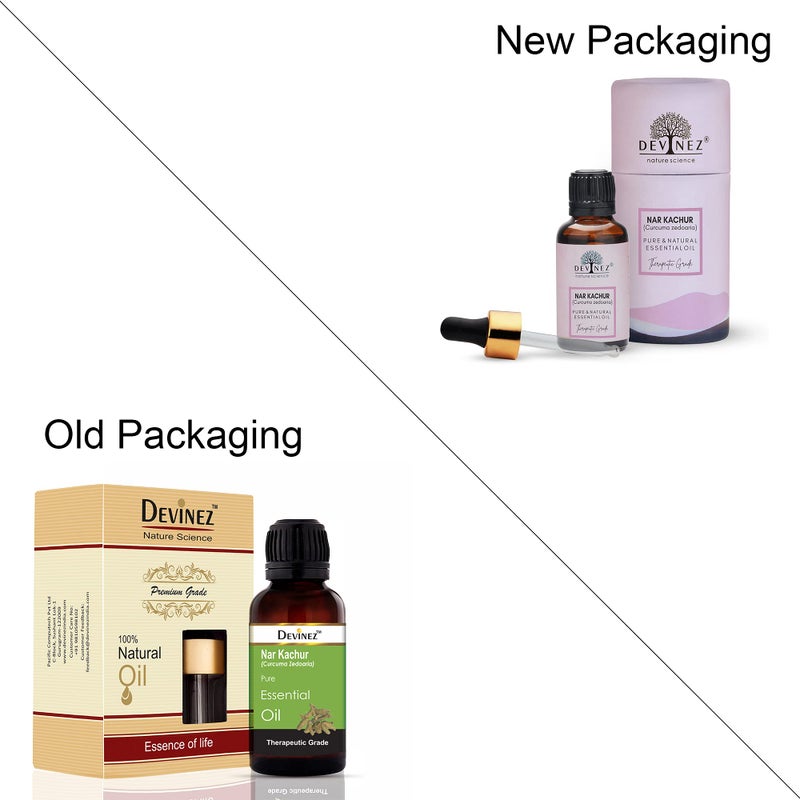 Devinez Nar Kachur Essential Oil, 100% Pure, Natural & Undiluted, 10ml in Glass Bottle - Reduce Inflammation, wrinkles, Tension, Acne, Aging skin & wounds - Image 2