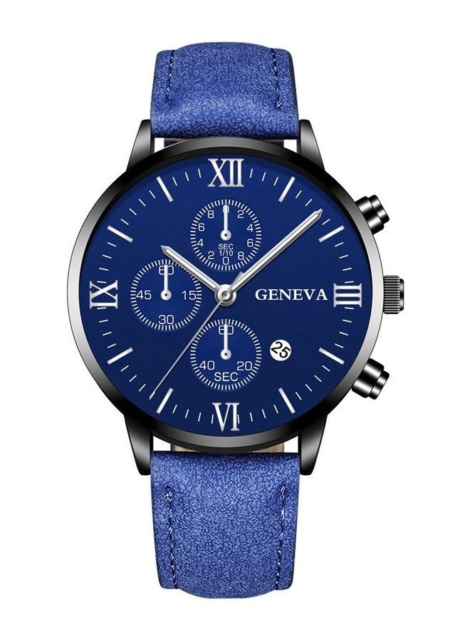 Geneva Men's Fashion Style Quartz Analog Watch  - Image 1