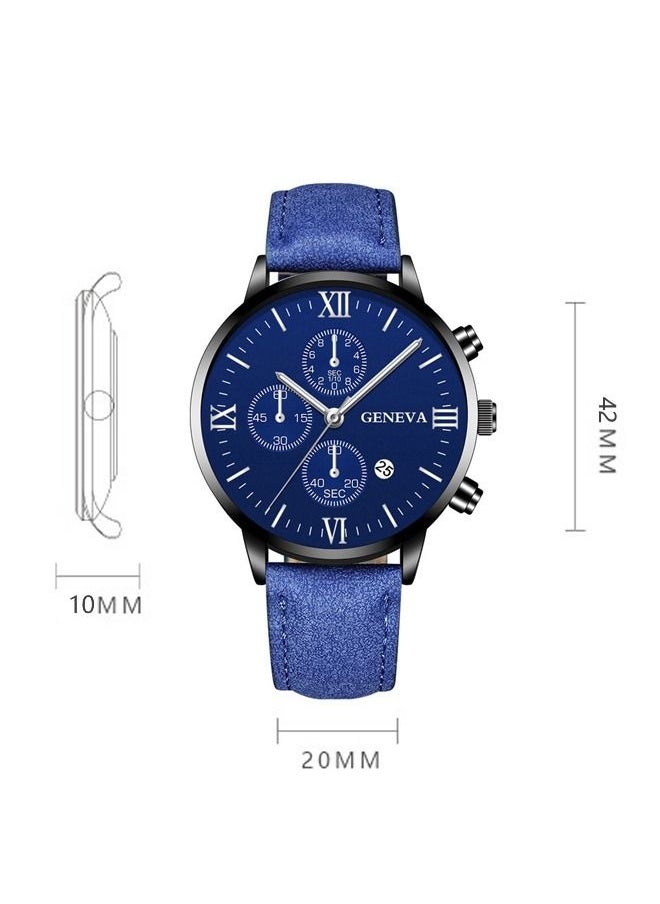 Geneva Men's Fashion Style Quartz Analog Watch  - Image 3