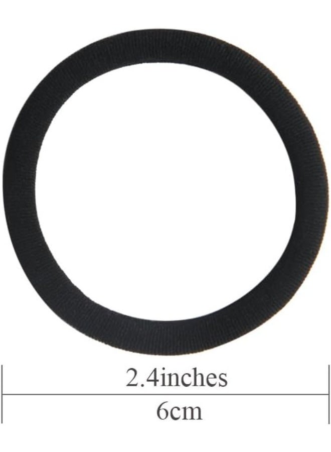 GOSICUKA GOSICUKA Gosikiu 20 PCS Large Seamless Cotton Hair Ties Band for Thick and Curly Hair bulk  - Image 2