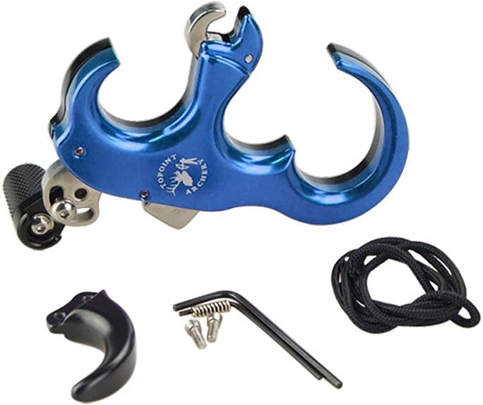 SHARROW Bow Release Aid 3/4 Fingers Automatic Archery Release Aluminium Alloy Thumb Trigger for Compound Bow Accessory - Image 2