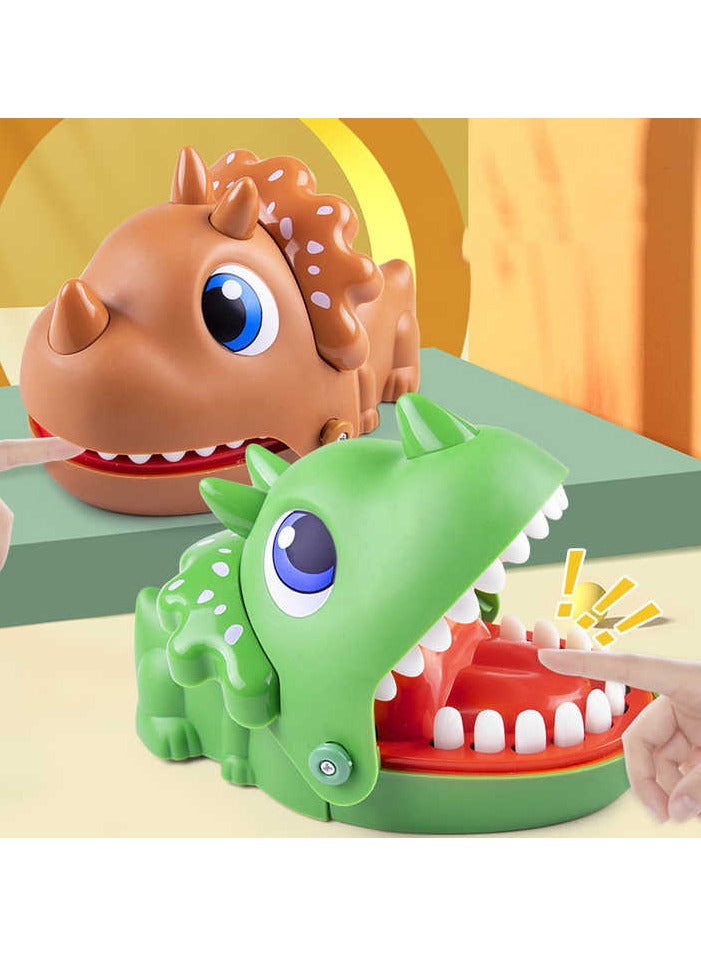لعبة أسنان الديناصور - لعبة فم مرحة وممتعة عض الإصبع - لعبة طبيب الأسنان، لعبة ألعاب أسنان التمساح، لعبة أسنان تفاعلية لكبار السن والأطفال "أخضر" - Image 2