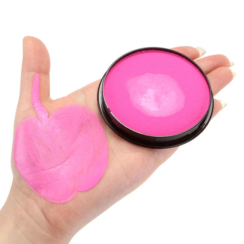 Water Based Face Paint: 14 Pink Colors, Skin Friendly - Easy To Apply & Clean Body Paint For Kids, Adults, Cosplay, Festivals, Parties - Image 1