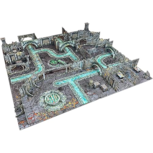 Battle Systems Fantasy Dungeon Terrain Ravenskeep Sewers Terrain Immersive Scenery for DD DND Maladum Pathfinder RPGs Full Color Heavy Duty Cardstock Printed Both Sides - Image 5