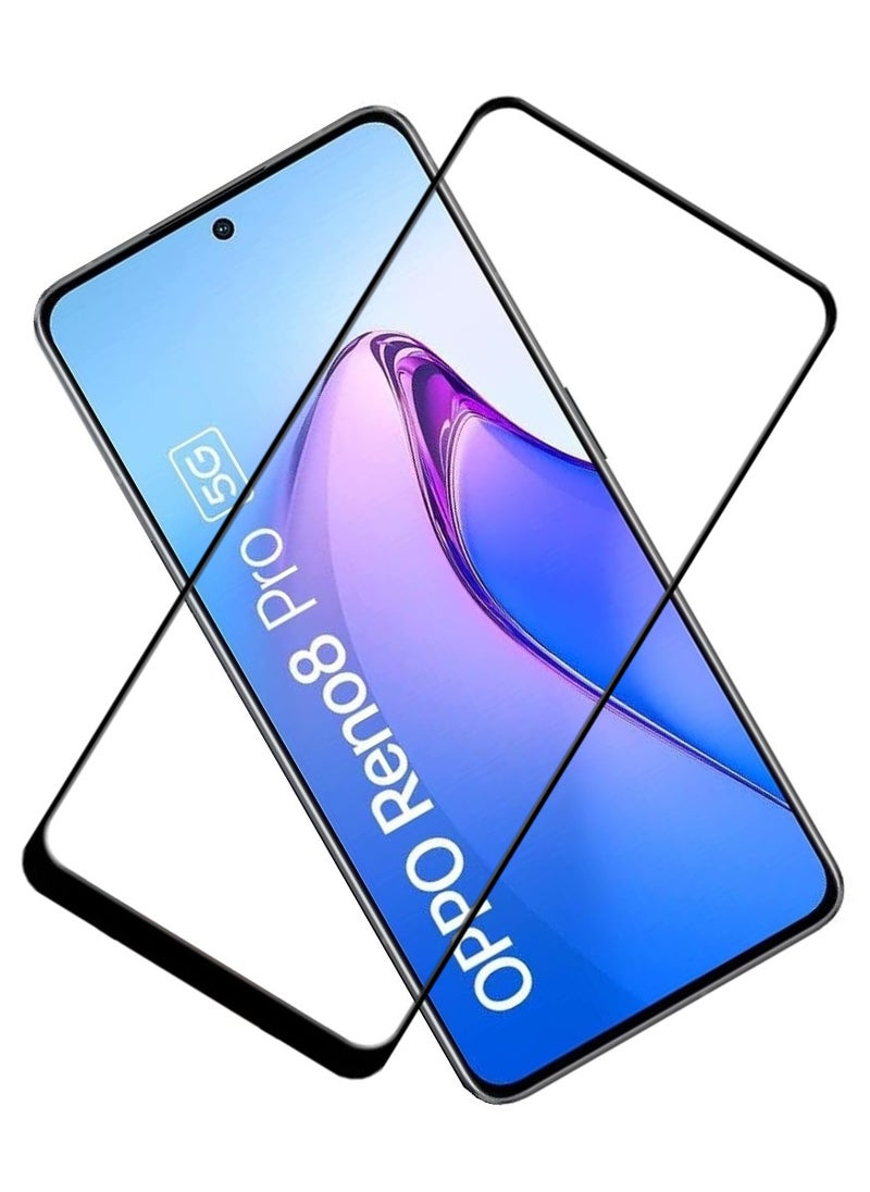 ACLIX Antistatic ESD Dustproof Premium Quality High Definition Tempered Glass Screen Protector Designed For Oppo Reno8 Pro - Image 1