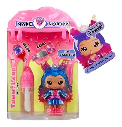Yummiland Lip Gloss Doll - Roxie Crystal Candy, with DIY Lip Gloss Kit, Ages 4+ - Image 1