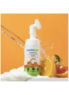 Mamaearth Mamaearth Vitamin C Face Wash with Foaming Silicone Cleanser Brush Powered by Vitamin C and Turmeric 150 ml  - Image 2