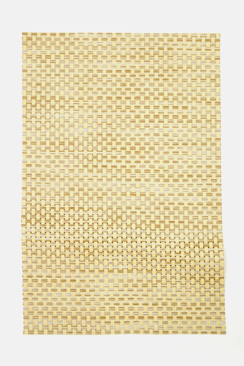KitchenCraft Woven Weave Placemat, Beige - Image 1