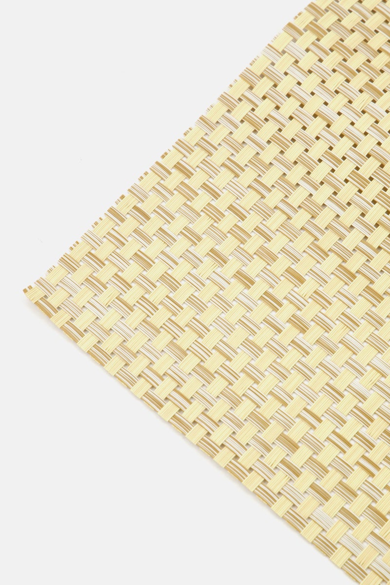 KitchenCraft Woven Weave Placemat, Beige - Image 2