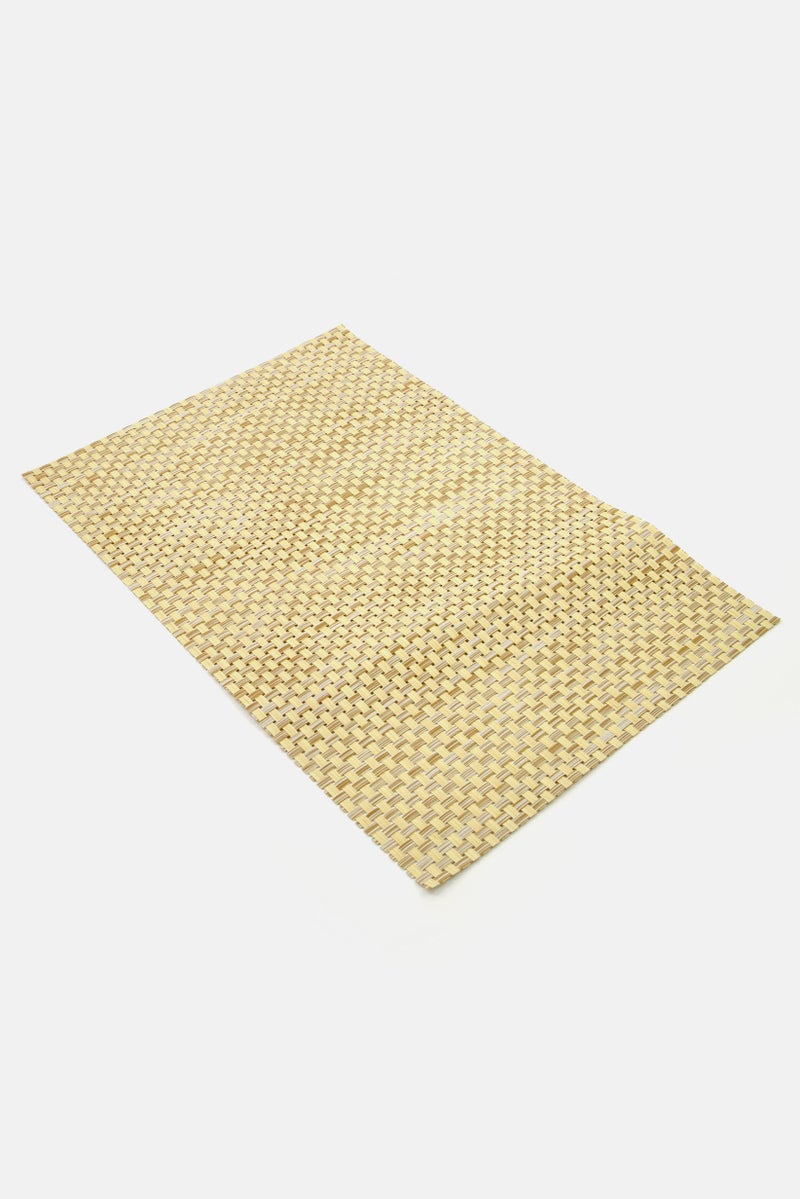 KitchenCraft Woven Weave Placemat, Beige - Image 3